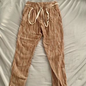 FP striped fitted pants